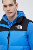 Пухова безрукавка The North Face 1996 RETRO NUPTSE VEST чоловіча зимова колір блакитний