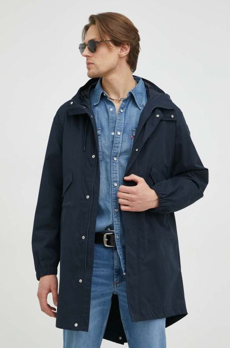 Парка Marc O'Polo DENIM чоловіча колір синій перехідна Парка Marc O'Polo DENIM чоловіча колір синій перехідна