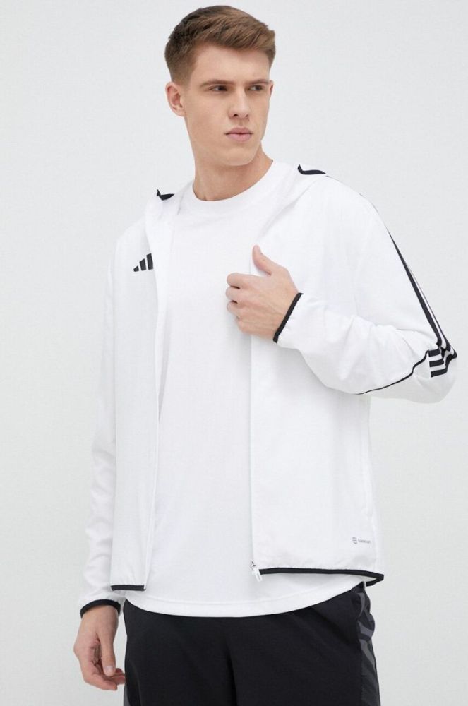 Куртка для тренувань adidas Performance Tiro 23 колір білий перехідна (3011726) фото 4