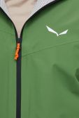 Куртка outdoor Salewa Puez Aqua 4 PTX 2.5L колір зелений Куртка outdoor Salewa Puez Aqua 4 PTX 2.5L колір зелений
