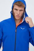 Куртка outdoor Salewa Puez Aqua 4 PTX 2.5L колір блакитний Куртка outdoor Salewa Puez Aqua 4 PTX 2.5L колір блакитний