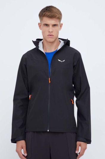 Трекінгова куртка чоловіча Salewa Puez 2.5L PTX колір чорний