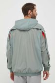 Куртка adidas чоловіча колір зелений перехідна oversize