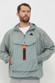 Куртка adidas чоловіча колір зелений перехідна oversize