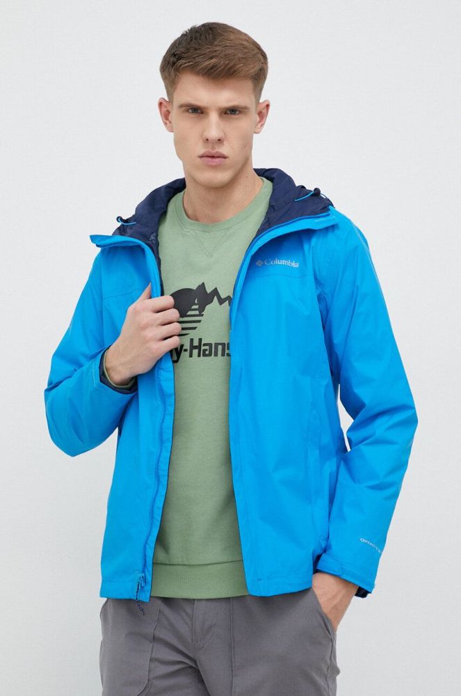 Куртка outdoor Columbia Watertight II 1533898-742 колір блакитний