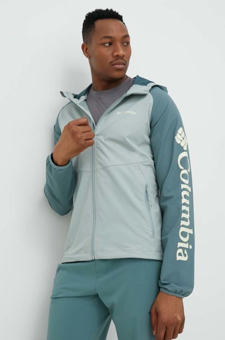 Дощовик Columbia Panther Creek чоловіча колір бірюзовий перехідна Дощовик Columbia Panther Creek чоловіча колір бірюзовий перехідна