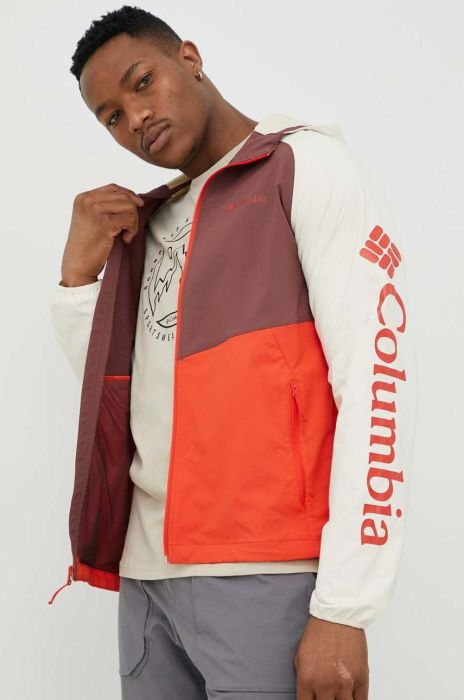 Дощовик Columbia Panther Creek чоловіча колір бордовий перехідна Дощовик Columbia Panther Creek чоловіча колір бордовий перехідна