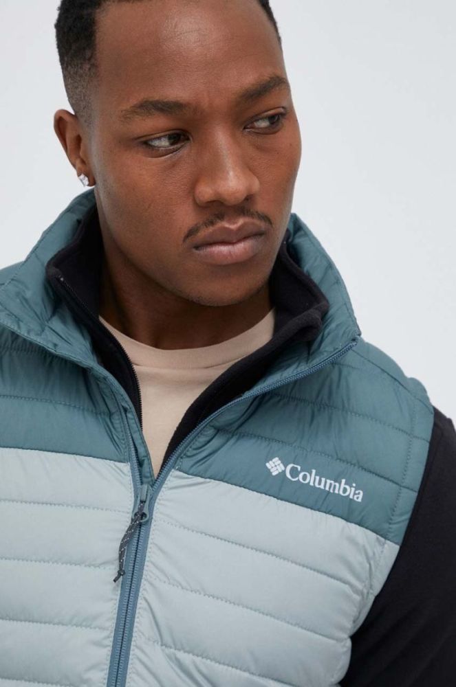 Спортивна безрукавка Columbia колір бірюзовий перехідний фото 4