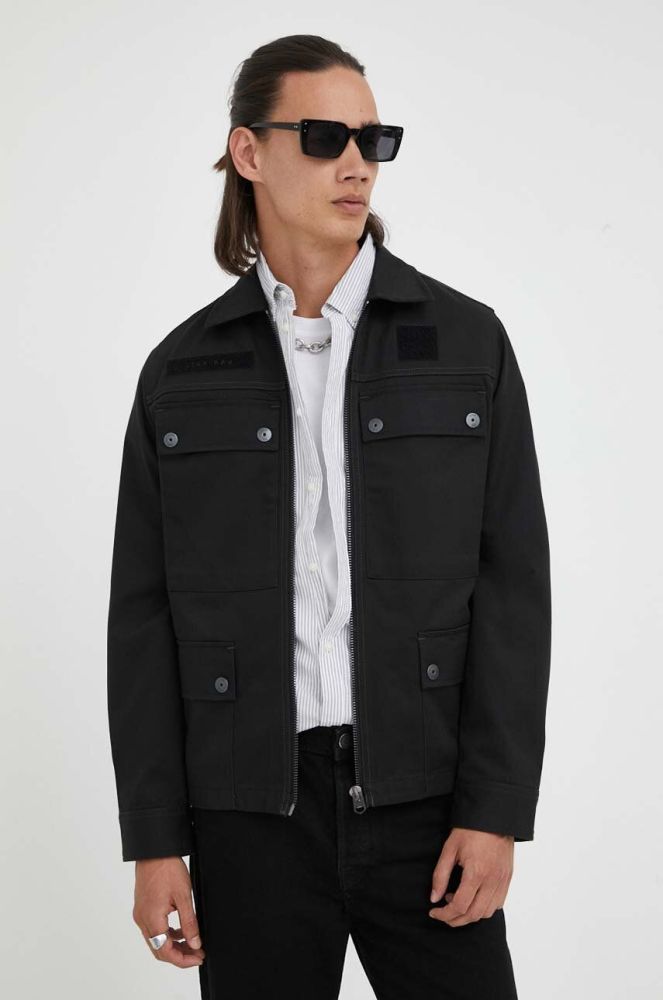 Куртка G-Star Raw чоловіча колір чорний перехідна (3288751)