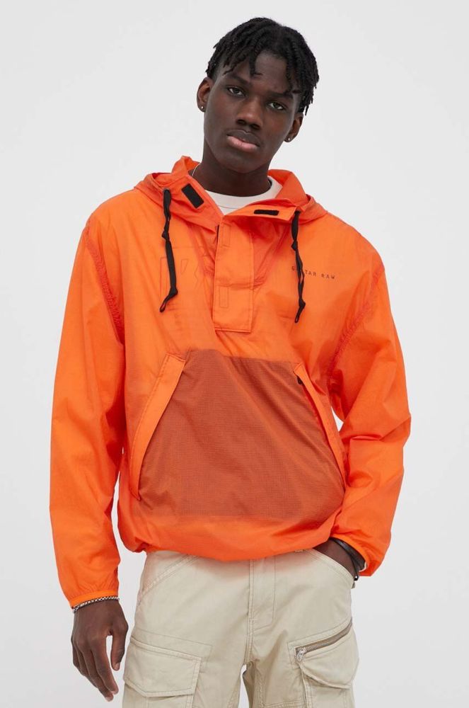 Куртка G-Star Raw чоловіча колір помаранчевий перехідна oversize