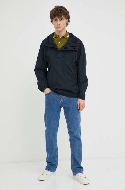 Куртка G-Star Raw чоловіча колір синій перехідна oversize фото 2
