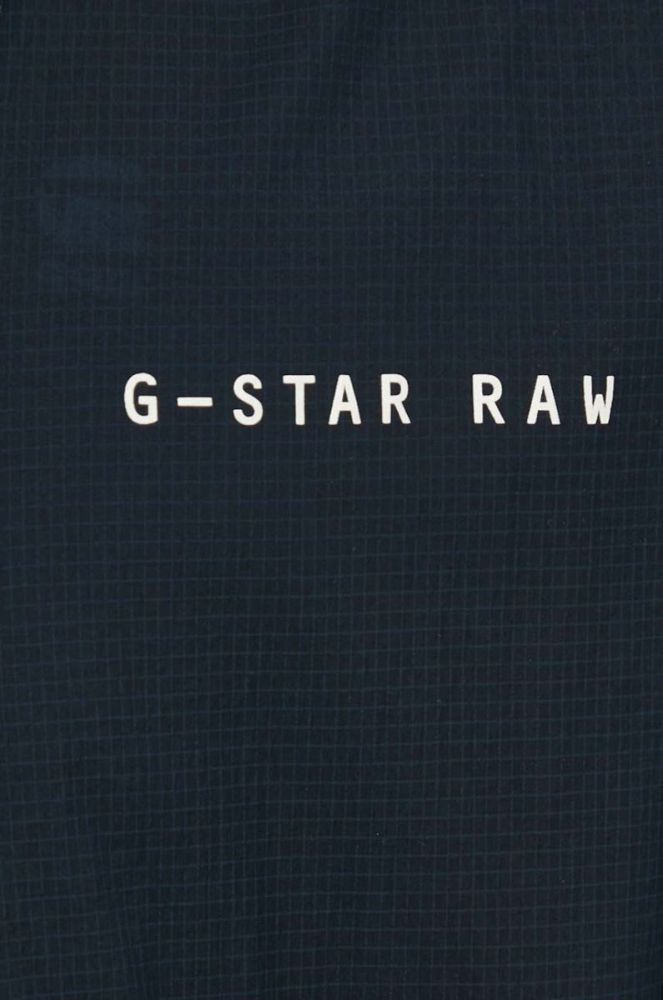 Куртка G-Star Raw чоловіча колір синій перехідна oversize фото 5