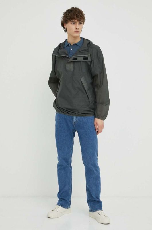 Куртка G-Star Raw чоловіча колір зелений перехідна oversize (3238261) фото 2