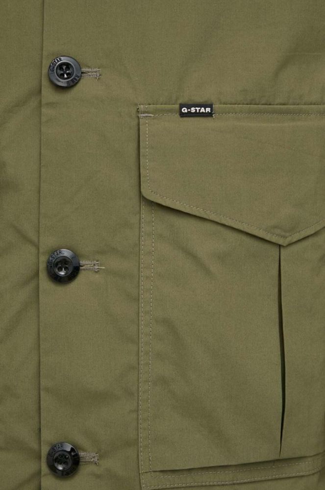 Куртка G-Star Raw чоловіча колір зелений перехідна oversize (3263693) фото 5