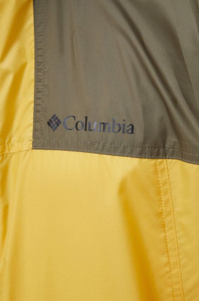 Куртка Columbia чоловіча колір жовтий перехідна (3077787) фото 5