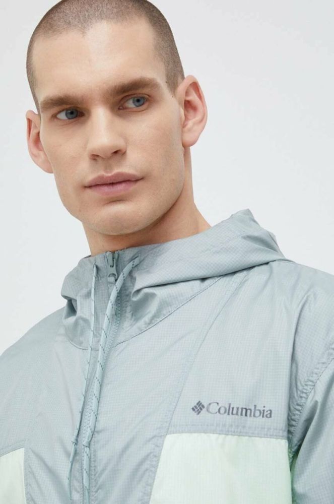 Куртка Columbia чоловіча колір зелений перехідна 2036873-100 фото 4