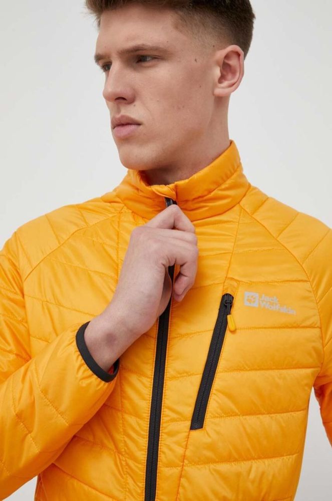 Спортивна куртка Jack Wolfskin Routeburn Pro Ins колір жовтий фото 4