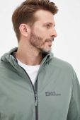 Куртка outdoor Jack Wolfskin Feldberg Hoody колір зелений Куртка outdoor Jack Wolfskin Feldberg Hoody колір зелений