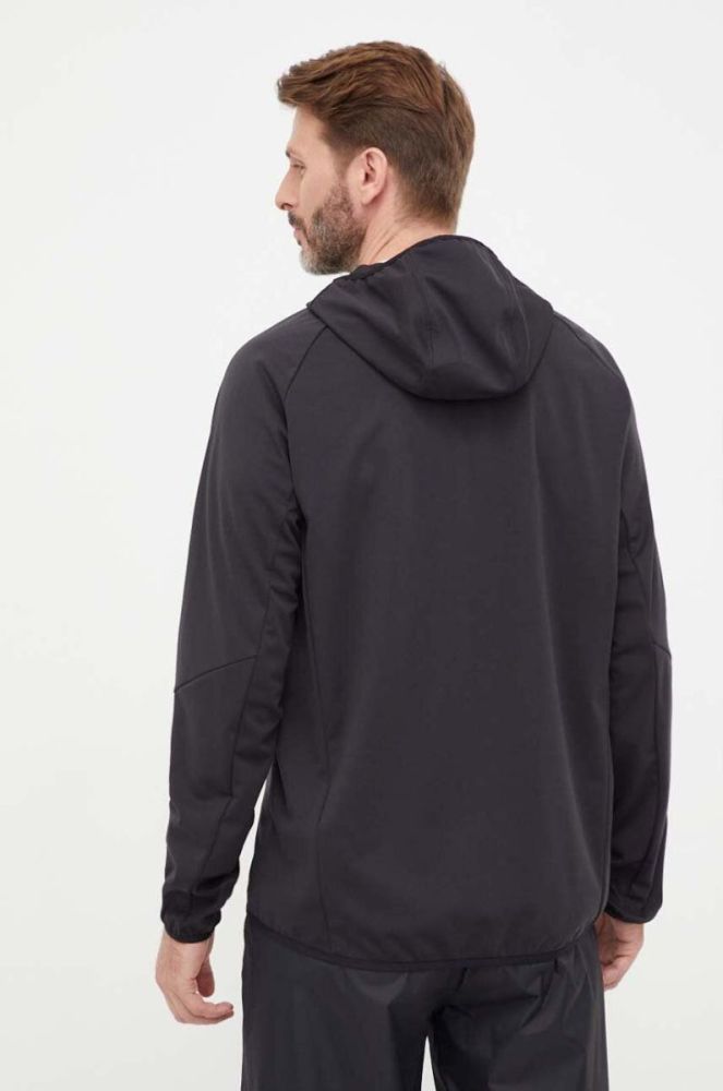 Куртка outdoor Jack Wolfskin Feldberg Hoody колір чорний фото 3