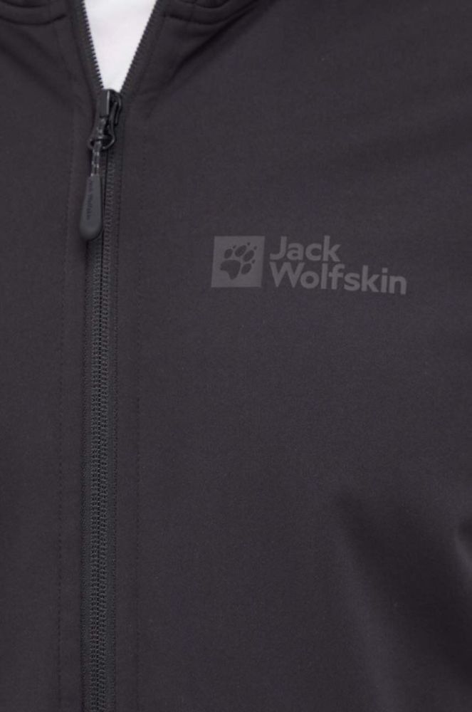 Куртка outdoor Jack Wolfskin Feldberg Hoody колір чорний фото 5