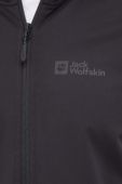 Куртка outdoor Jack Wolfskin Feldberg Hoody колір чорний Куртка outdoor Jack Wolfskin Feldberg Hoody колір чорний
