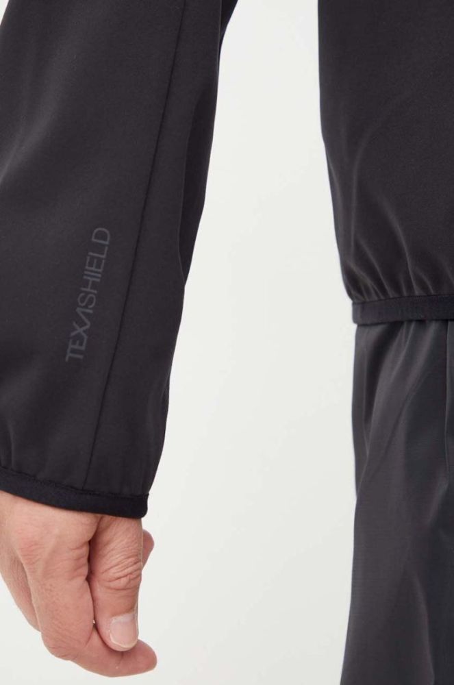 Куртка outdoor Jack Wolfskin Feldberg Hoody колір чорний фото 6