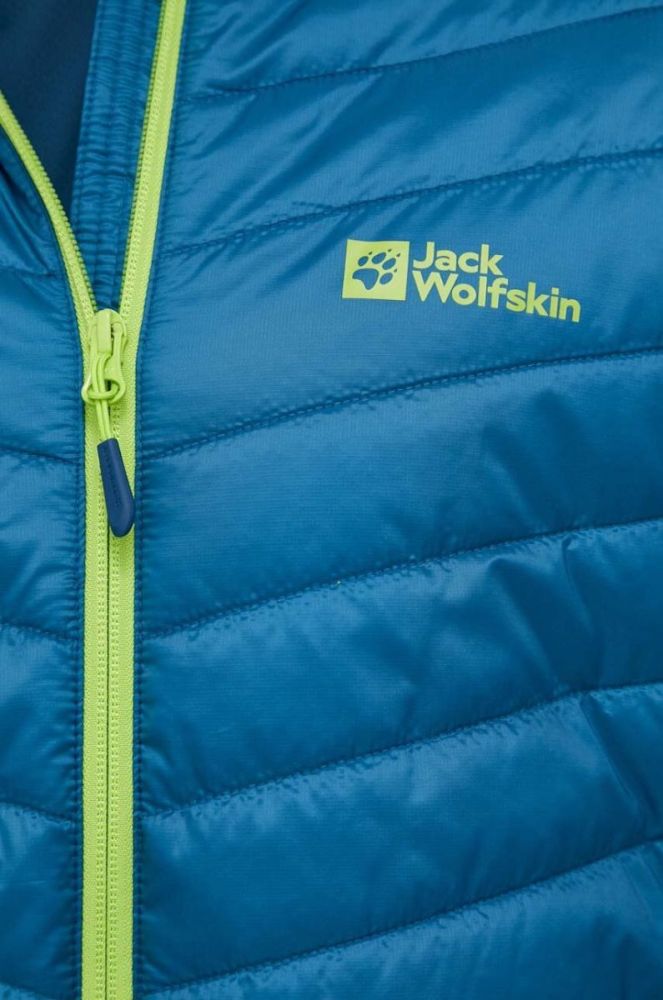 Спортивна куртка Jack Wolfskin Routeburn Pro Hybrid колір блакитний фото 5