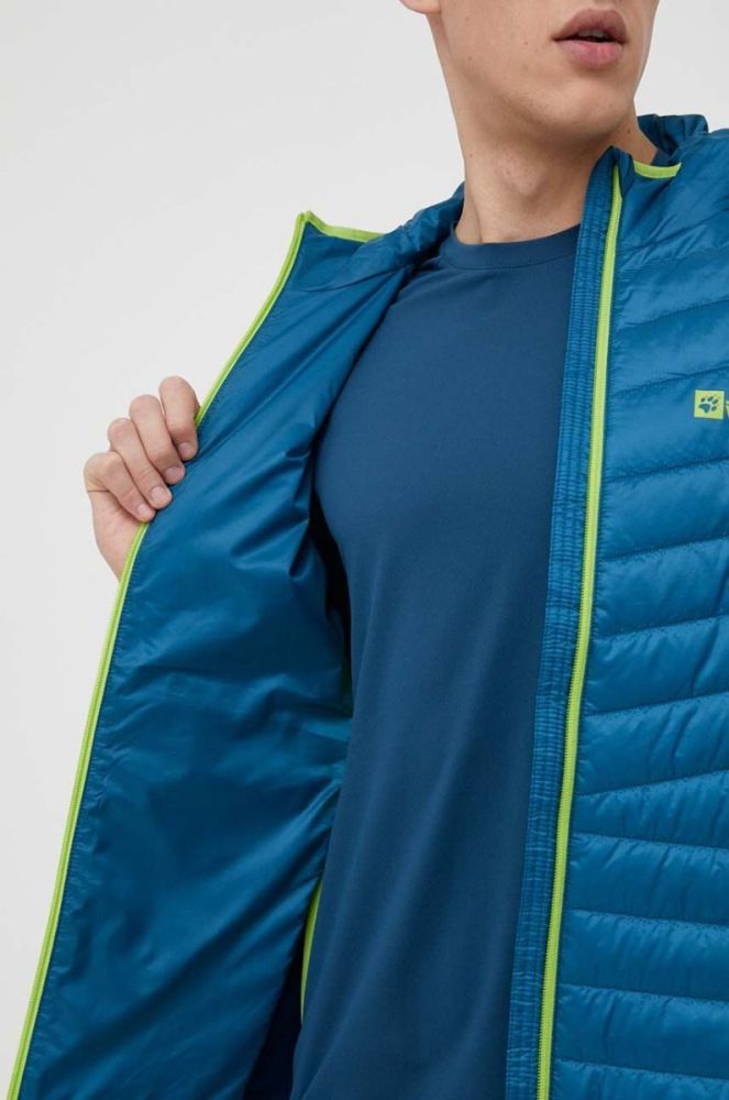 Спортивна куртка Jack Wolfskin Routeburn Pro Hybrid колір блакитний фото 6