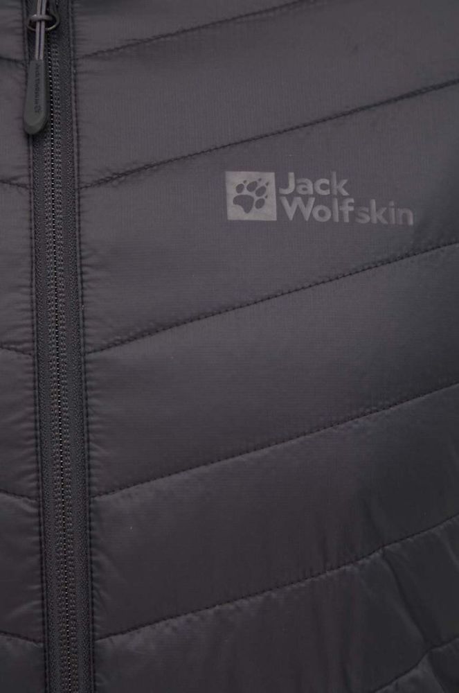 Спортивна куртка Jack Wolfskin Routeburn Pro Hybrid колір чорний фото 5