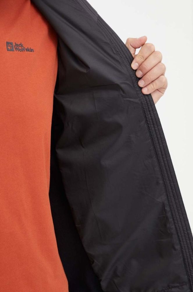 Спортивна куртка Jack Wolfskin Routeburn Pro Hybrid колір чорний фото 7