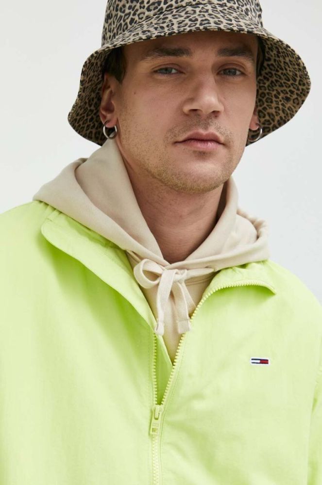 Куртка Tommy Jeans чоловіча колір жовтий перехідна фото 5