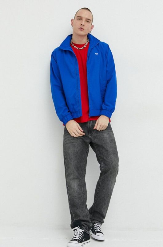 Куртка Tommy Jeans чоловіча перехідна колір блакитний (2979818) фото 2