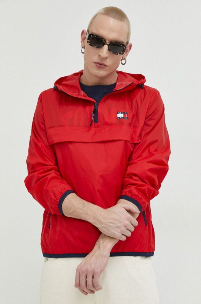 Куртка Tommy Jeans чоловіча колір червоний перехідна (3081922) фото 2