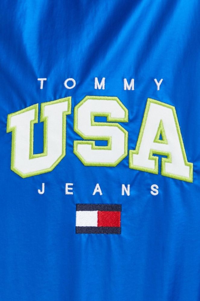 Куртка Tommy Jeans чоловіча перехідна oversize колір блакитний (2979830) фото 6