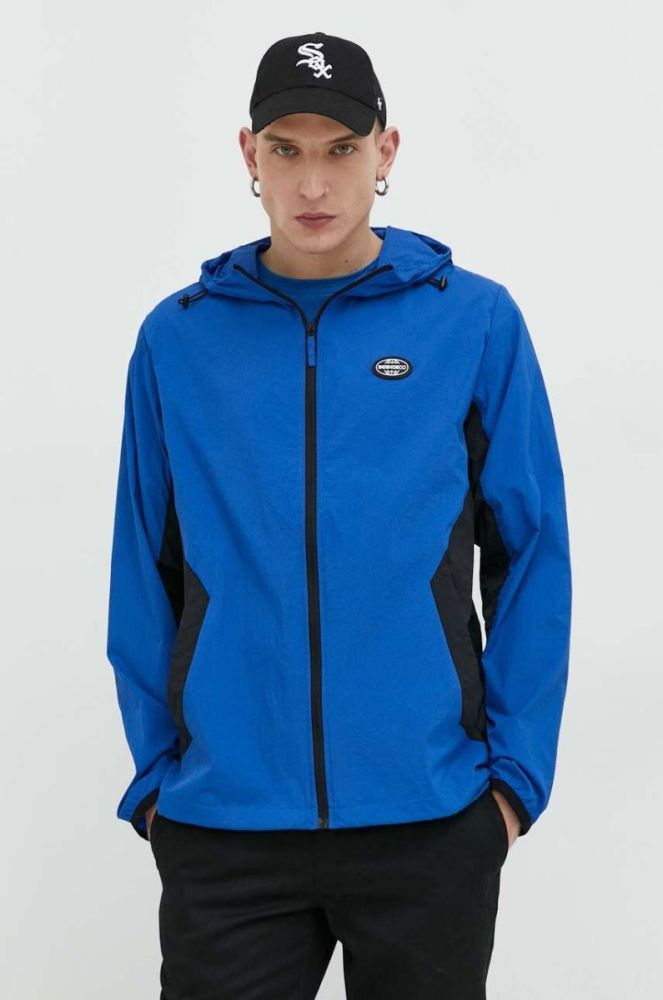 Куртка DC чоловіча перехідна oversize колір блакитний фото 4