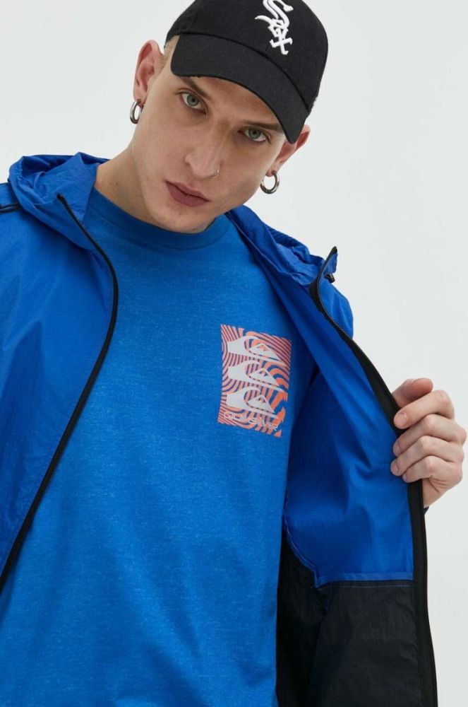 Куртка DC чоловіча перехідна oversize колір блакитний фото 7