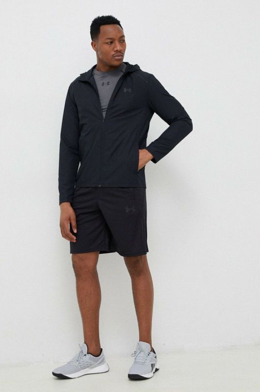 Бігова куртка Under Armour Storm колір чорний фото 2