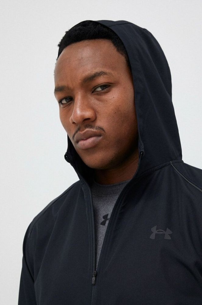 Бігова куртка Under Armour Storm колір чорний фото 5