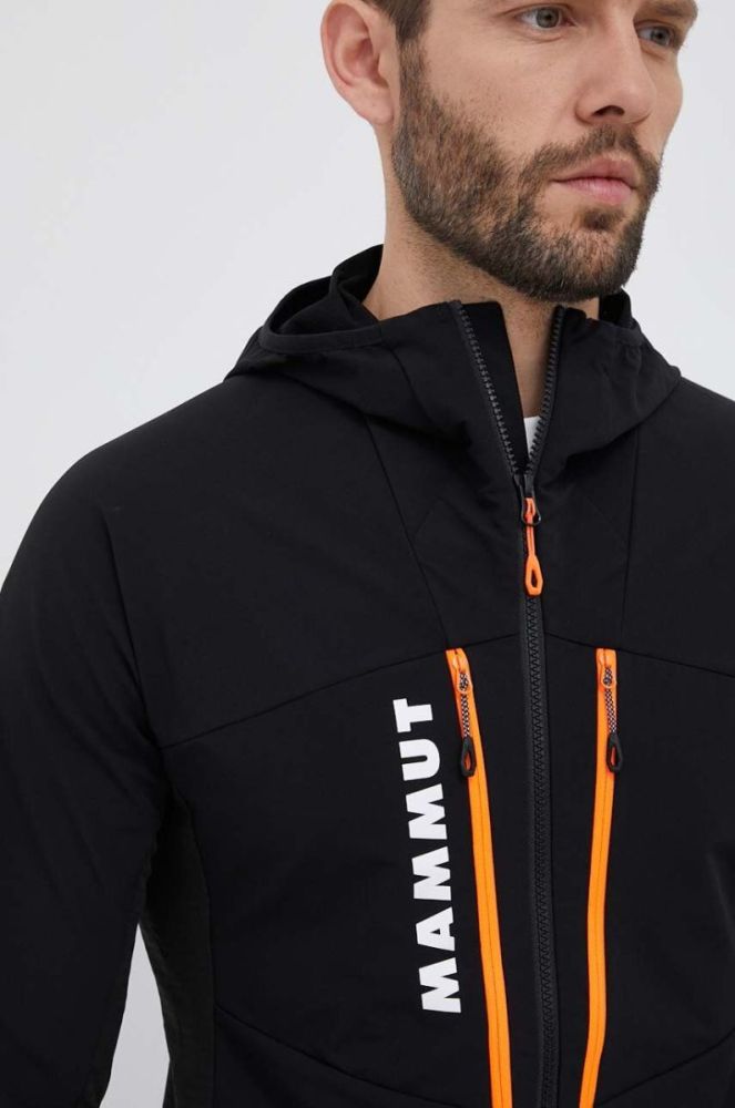 Куртка outdoor Mammut Aenergy SO Hybrid колір чорний фото 5