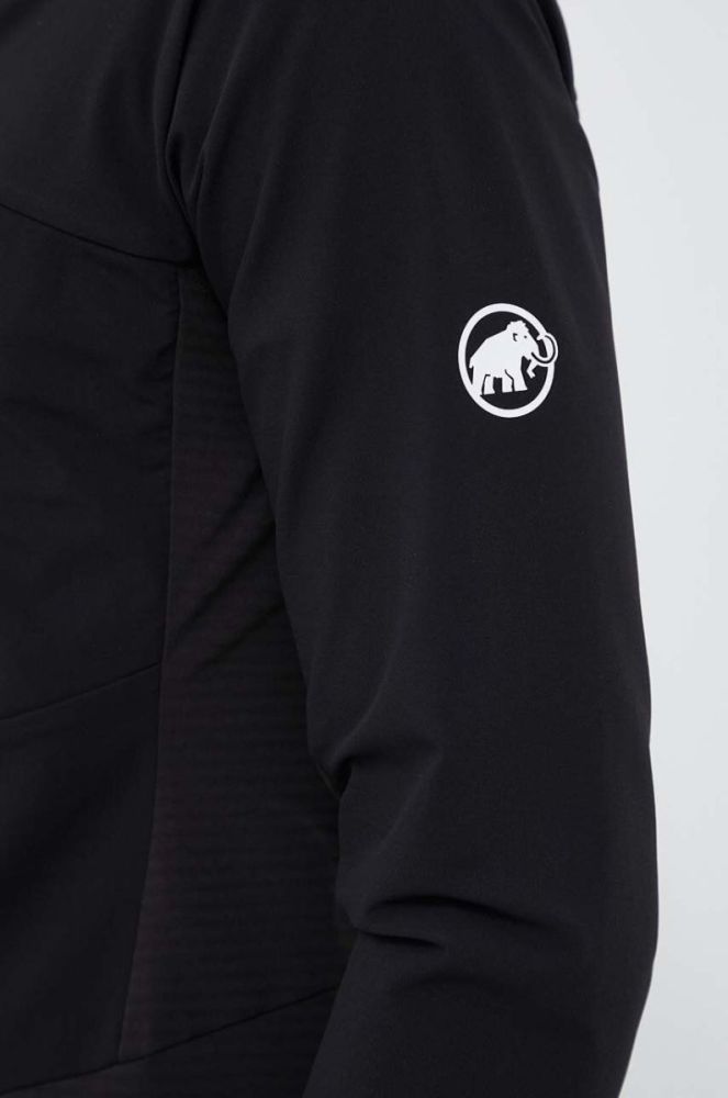 Куртка outdoor Mammut Aenergy SO Hybrid колір чорний фото 6