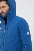 Куртка outdoor Mammut Ultimate Comfort SO колір блакитний Куртка outdoor Mammut Ultimate Comfort SO колір блакитний