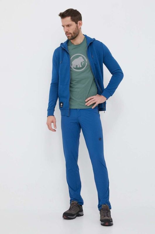Кофта Mammut ML Hooded колір блакитний фото 2