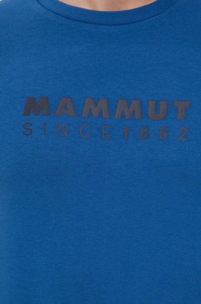 Спортивна кофта Mammut Core ML колір синій з принтом фото 4