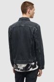 Джинсова куртка AllSaints чоловіча колір чорний перехідна