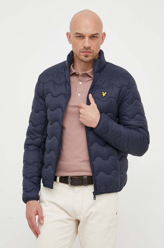 Куртка Lyle & Scott чоловіча колір синій перехідна (3254467)