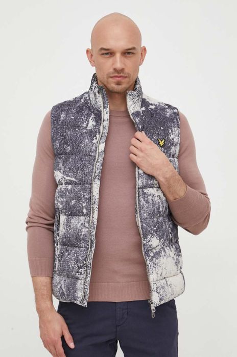 Безрукавка Lyle & Scott чоловічий колір бежевий перехідний