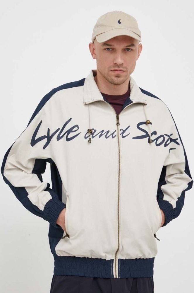 Куртка Lyle & Scott чоловіча колір синій перехідна (3247561) фото 4