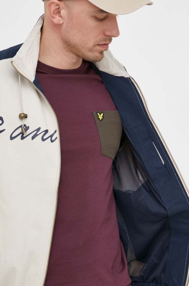 Куртка Lyle & Scott чоловіча колір синій перехідна (3247561) фото 7