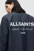 Куртка AllSaints перехідна колір блакитний