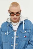 Джинсова куртка Tommy Jeans чоловіча перехідна колір блакитний (3327063)